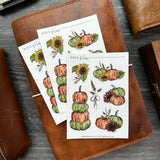 Pumpkin Patch COLOR Sticker Sheet | Sketch Collection