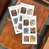 Autumn Splotches Sticker Sheet
