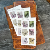 Butterfly Splotches Sticker Sheet
