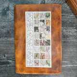 Full Page Sticker Sheet- Iris Scroll | Watercolor & Ink Collection