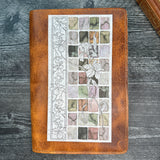 Full Page Sticker Sheet- Iris Scroll | Watercolor & Ink Collection