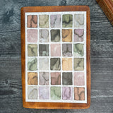 Full Page Sticker Sheet- Flower Field | Watercolor & Ink Collection