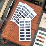 Blue Days of the Week Sticker Sheet