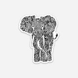 Elephant Vinyl Sticker