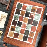 B6 Full Page Sticker Sheet- Woodlands | Watercolor & Ink Collection