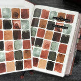 B6 Full Page Sticker Sheet- Woodlands | Watercolor & Ink Collection