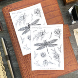 Dragonfly Sticker Sheet | Sketches Collection